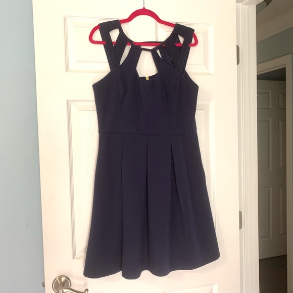Betsy Johnson navy dress - Picture 4 of 5
